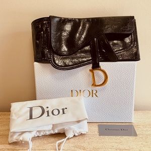 Dior Black Saddle Belt 🌟HOST PICK🌟